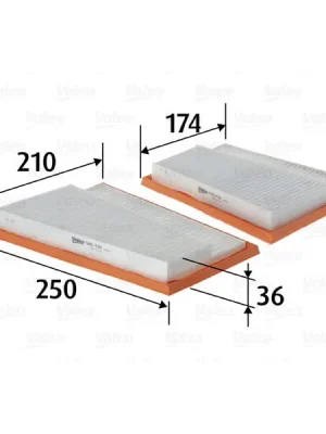 Vzduchový filtr VALEO 585430 Nakupujte Hned